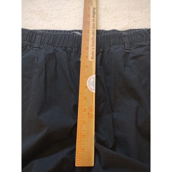 Tommy Bahama Cargo Shorts Men XL Blue Drawstring Elastic Waist Stretch Vacation - Picture 7 of 9